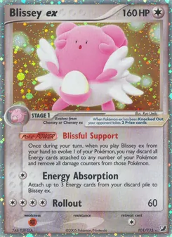 Blissey ex (Unseen Forces 101)