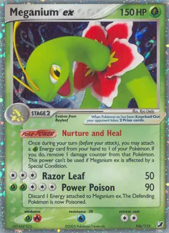Meganium ex (Unseen Forces 106)