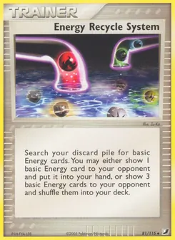 Energy Recycle System (Unseen Forces 81)