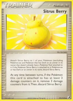 Sitrus Berry (Unseen Forces 91)