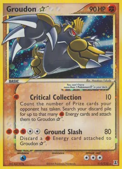 Groudon ★ (Delta Species 111)