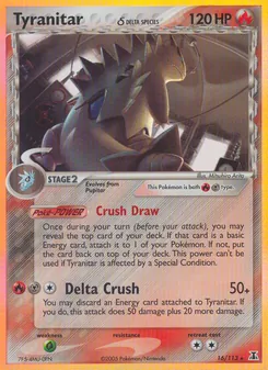 Tyranitar δ (Delta Species 16)