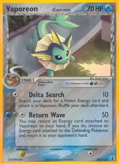 Vaporeon δ (Delta Species 18)