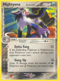 Mightyena δ (Delta Species 24)