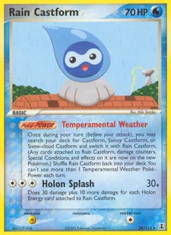 Rain Castform (Delta Species 26)