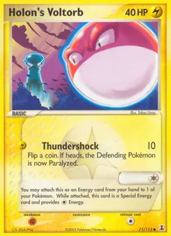 Holon's Voltorb (Delta Species 71)