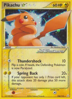 Pikachu ★ (Holon Phantoms 104)