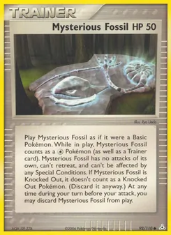 Mysterious Fossil (Holon Phantoms 92)