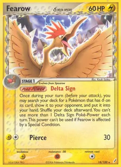 Fearow δ (Crystal Guardians 18)