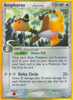 Ampharos δ (Dragon Frontiers 1)