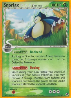 Snorlax δ (Dragon Frontiers 10)