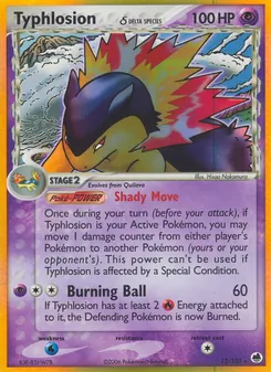Typhlosion δ (Dragon Frontiers 12)