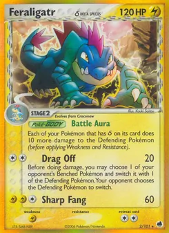 Feraligatr δ (Dragon Frontiers 2)