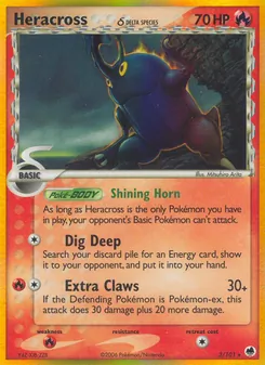 Heracross δ (Dragon Frontiers 3)
