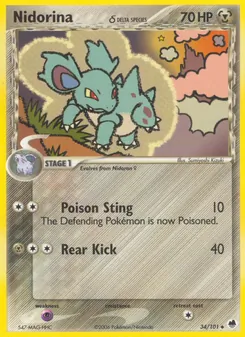 Nidorina δ (Dragon Frontiers 34)