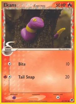 Ekans δ (Dragon Frontiers 47)