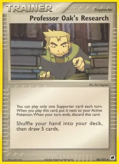 Professor Oak's Research (Dragon Frontiers 80)