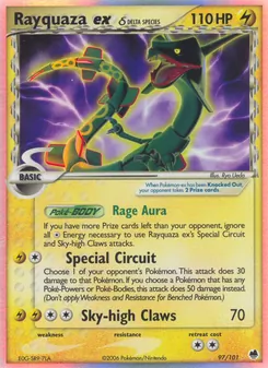 Rayquaza ex δ (Dragon Frontiers 97)