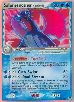 Salamence ex δ (Dragon Frontiers 98)