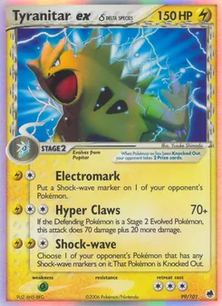Tyranitar ex δ (Dragon Frontiers 99)