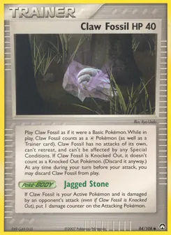 Claw Fossil (Power Keepers 84)