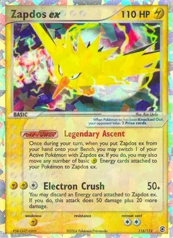 Zapdos ex (FireRed & LeafGreen 116)