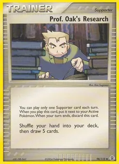 Prof. Oak's Research (FireRed & LeafGreen 98)