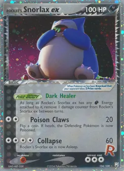 Rocket's Snorlax ex (Team Rocket Returns 104)