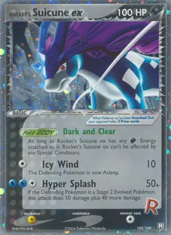 Rocket's Suicune ex (Team Rocket Returns 105)