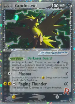 Rocket's Zapdos ex (Team Rocket Returns 106)