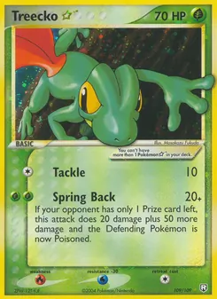 Treecko ★ (Team Rocket Returns 109)