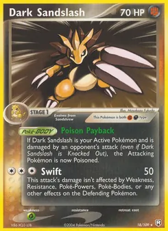Dark Sandslash (Team Rocket Returns 18)