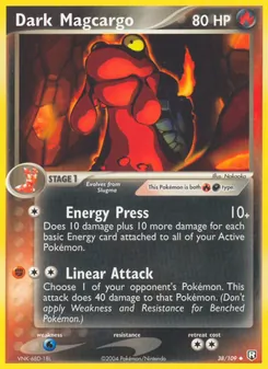 Dark Magcargo (Team Rocket Returns 38)