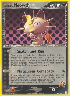 Rocket's Meowth (Team Rocket Returns 46)