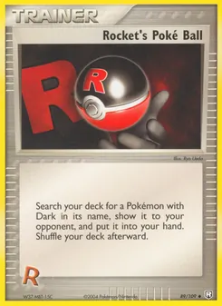 Rocket's Poké Ball (Team Rocket Returns 89)