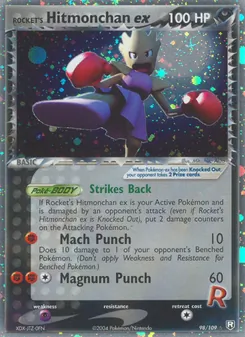 Rocket's Hitmonchan ex (Team Rocket Returns 98)