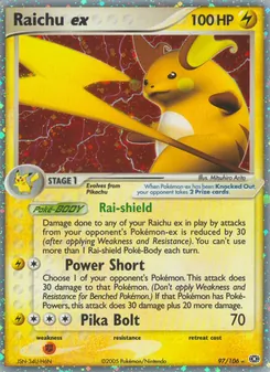 Raichu ex (Emerald 97)