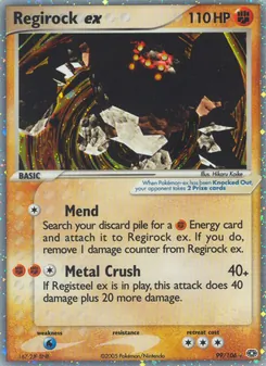 Regirock ex (Emerald 99)