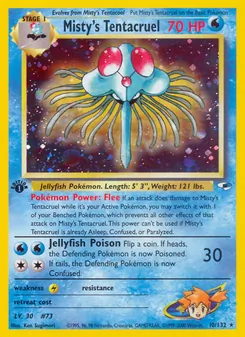 Misty's Tentacruel (Gym Heroes 10)