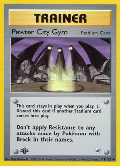 Pewter City Gym (Gym Heroes 115)