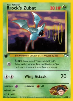 Brock's Zubat (Gym Heroes 24)