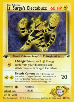 Lt. Surge's Electabuzz (Gym Heroes 27)