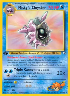 Misty's Cloyster (Gym Heroes 29)