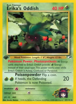 Erika's Oddish (Gym Heroes 47)