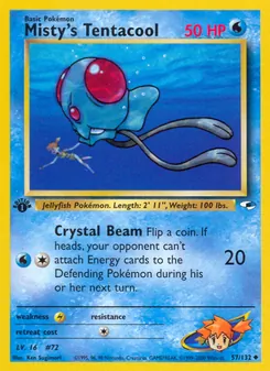 Misty's Tentacool (Gym Heroes 57)