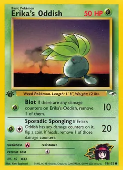 Erika's Oddish (Gym Heroes 78)