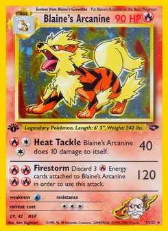 Blaine's Arcanine (Gym Challenge 1)