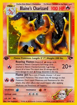 Blaine's Charizard (Gym Challenge 2)
