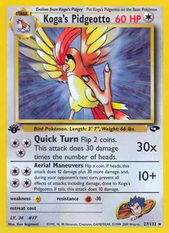 Koga's Pidgeotto (Gym Challenge 27)