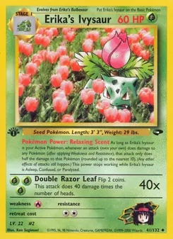 Erika's Ivysaur (Gym Challenge 41)